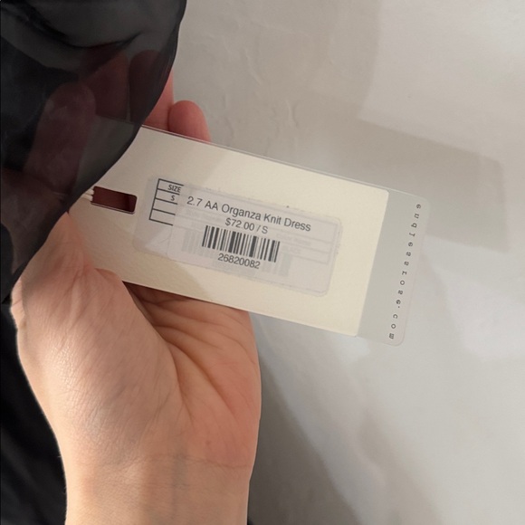 Endless Rose Black Organza Knit Stretch Mini Dress Small NWT - Picture 4 of 4